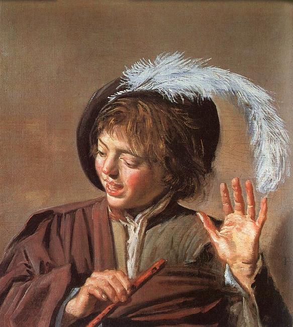 Frans Hals Singing Boy with a Flute China oil painting art